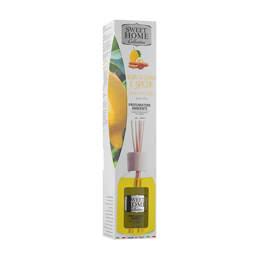 Аромадифузор Sweet Home Collection Cedar Wood &amp; Spices Diffuser Кедрове дерево та спеції, 100 мл
